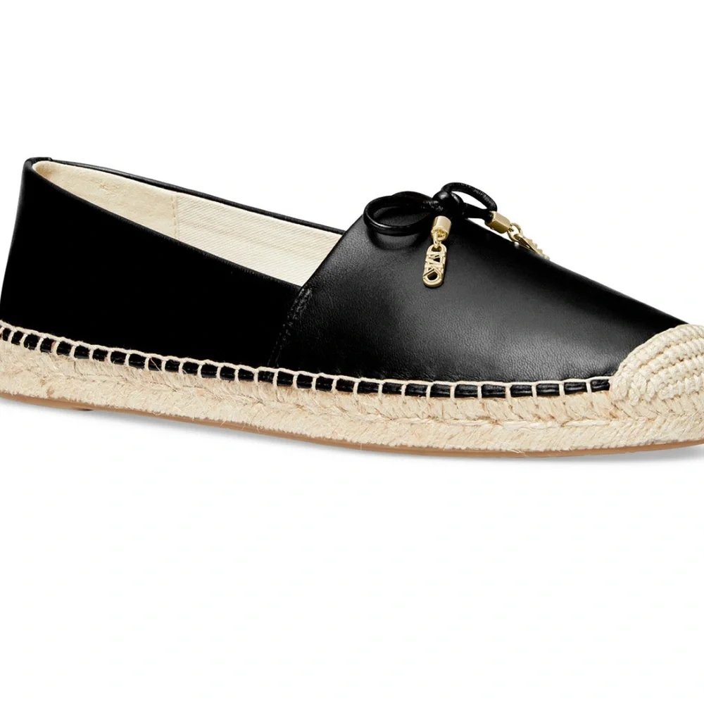 Michael Kors Women's Nori Slip-On Bow Espadrille Flats shoes